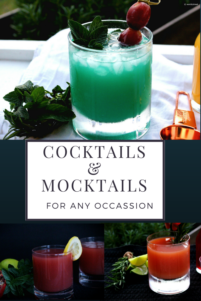 cocktails and mocktails for any occasion