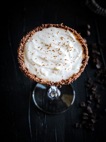 CREME DE CACAO VODKA MARTINI