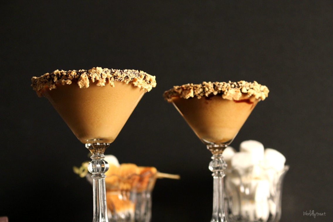 s’mores martini ( smoretini)