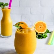 Mango Summer Cooler-Easy Mango Smoothie
