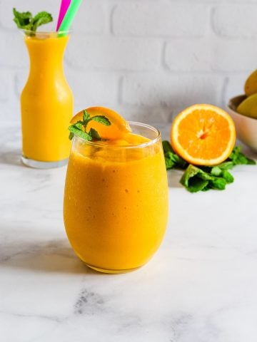 Mango Summer Cooler-Easy Mango Smoothies.