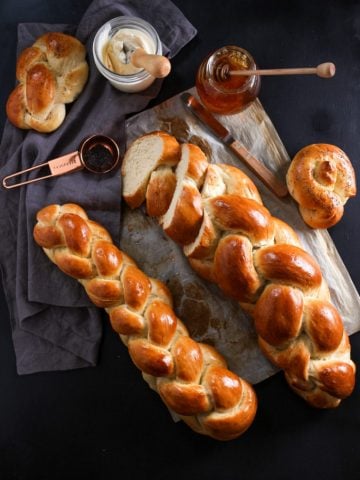 easy zopf (challah) bread