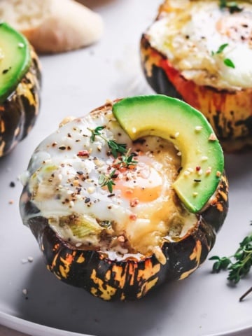 an image of breakfast stuffed acorn squash.