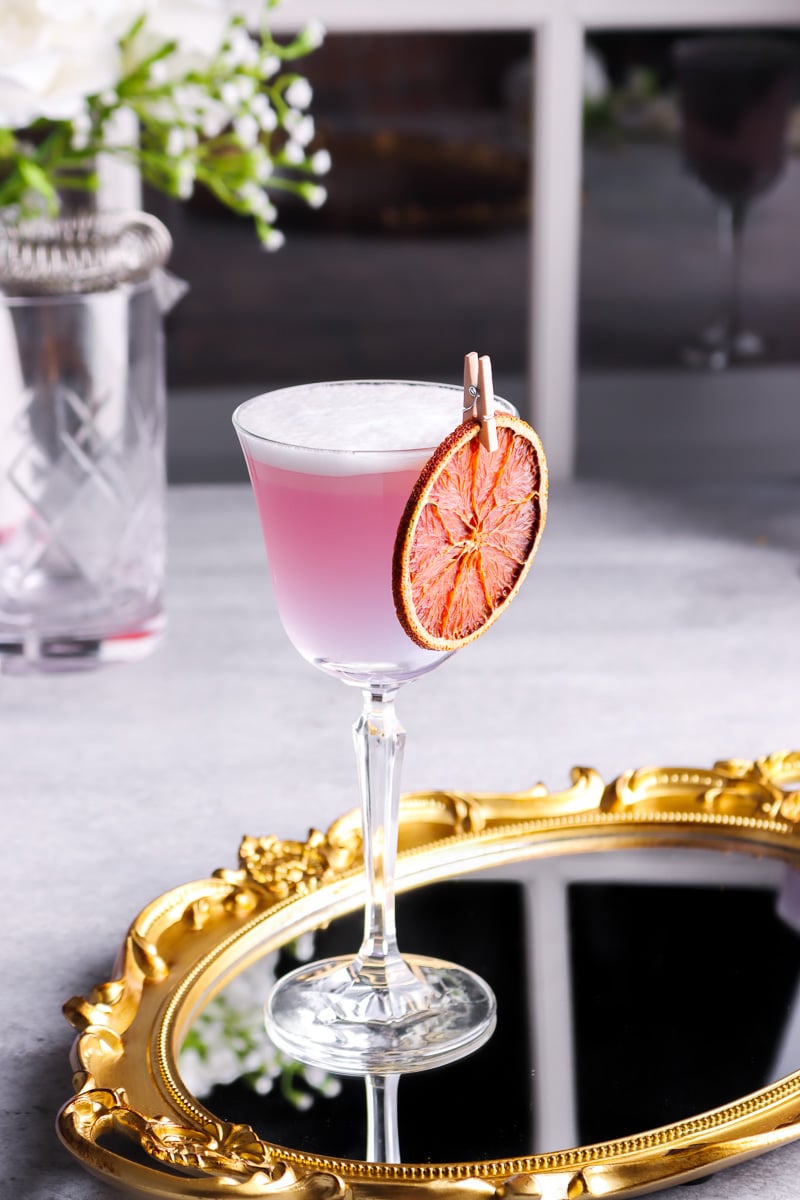 Grapefruit Gin Sour (No Eggs) Worldly Treat
