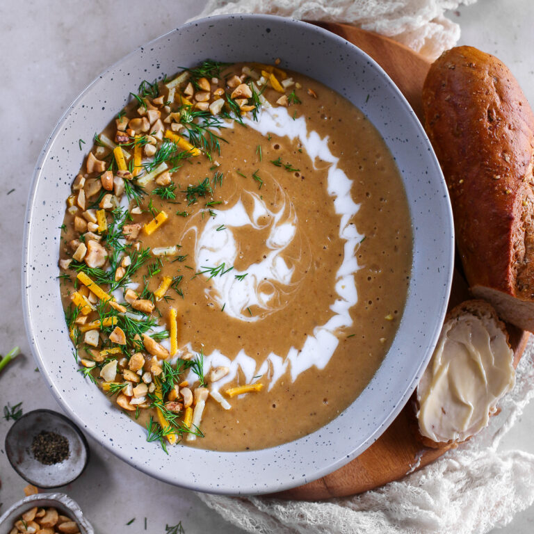 feature image for leek soup