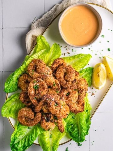 an image of Airfryer Coconut shrimp