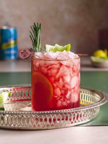 A photo Pomegranate mocktail sangria featured image.
