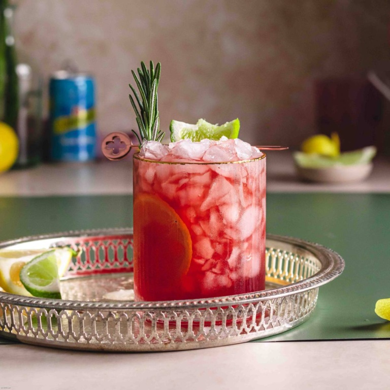 A photo Pomegranate mocktail sangria featured image.