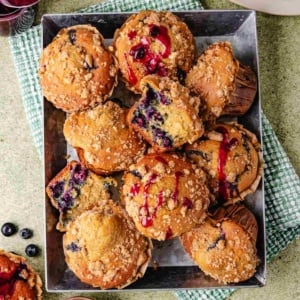 blueberry cottage cheese muffins.