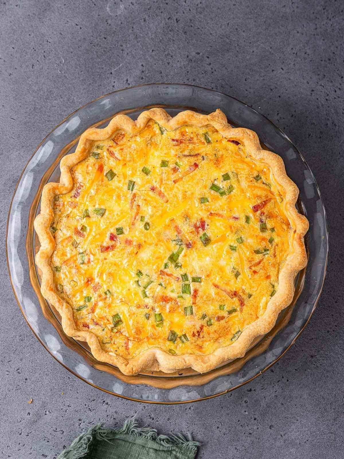 Bake and allow to cool slightly before slicing.